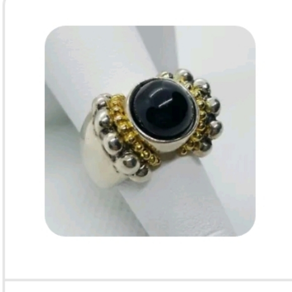 Fratelli Menegatti Caviar Black Onyx Ring - Picture 5 of 5
